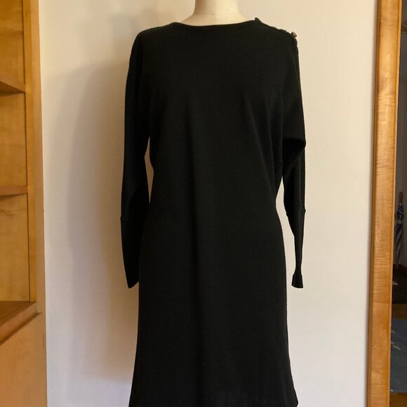 Liz Claiborne Black Knit Dress - Picture 3 of 10